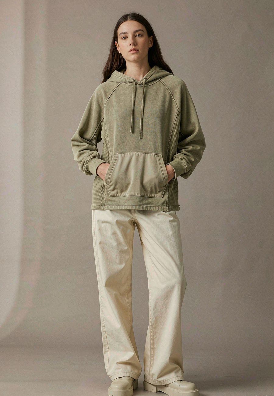 "Adventure Club" Hoodie in Olive - Olive